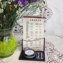 Xunling wireless pager multi-function desk card coffee shop pager tea house acrylic desk card APE700