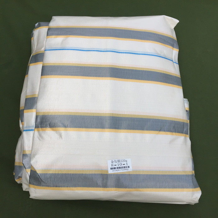 Double Green Rain Cloth Waterproof Rain Cloth Tarpaulin Gold Bag Silver Thickened Rain Cloth Plastic Cloth PE Tarpaulin Car Waterproof Cloth