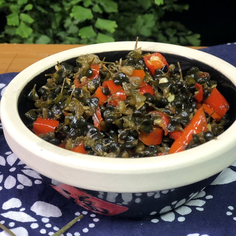 Affordable pack 1000g Qujing millet spicy leek flower pickled leek flower dried barbeque leek flower for next meal