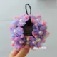 Сиреневая сетка для волос, на шнурках