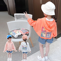 2021 summer childrens sunscreen clothes girls Korean version of the new summer jacket boys baby baby ultra-thin breathable
