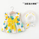 Clearance Girls Western-style Princess Dress Summer Dress 2023 New Little Girl Western-style Floral Dress Children's Korean Dress