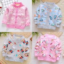 A variety of childrens clothing jacket baby fleece cardigan boys and girls plus fleece cartoon thickened coat winter new tops