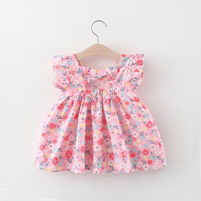 Girls summer dress 2023 summer new children's skirt foreign style children's clothing little girl plaid princess skirt tide