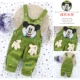 Quần denim bé gái 2018 thu đông 2018 mặc bé gái bé trai treo quần trẻ em ra quần dày