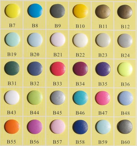 T5沙面华联树脂四合扣塑料按扣宝宝婴儿衣服暗扣安装工具窗帘纽扣