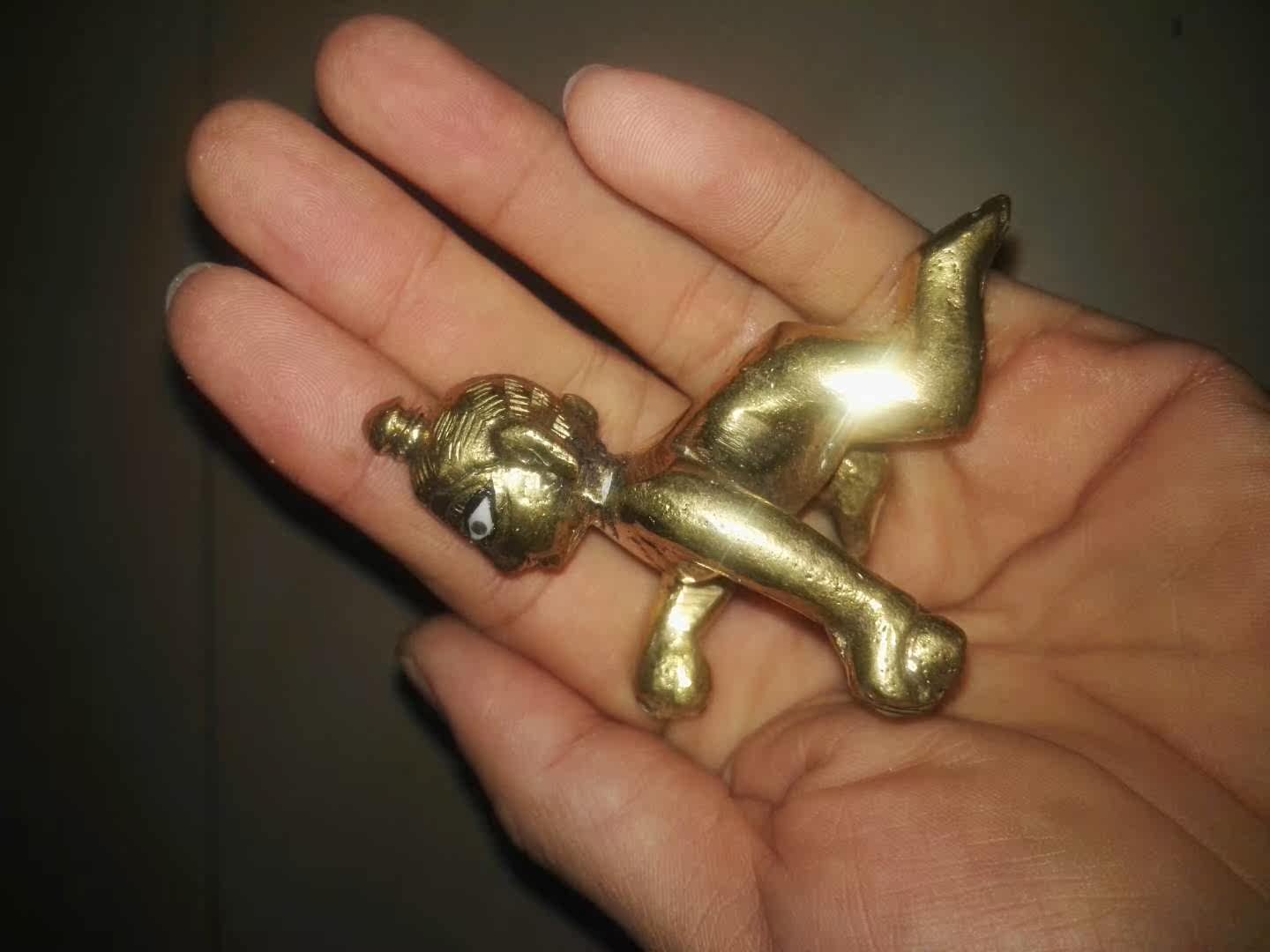 India imported pure copper hook Parra with a set of clothes