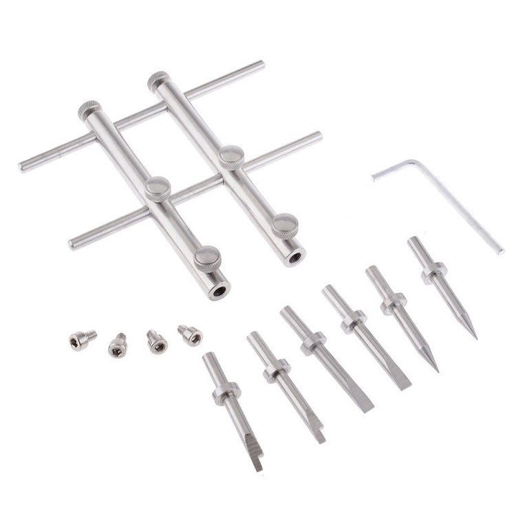 Lens tools Lens repair and removal tools Three-head tic tac toe wrench Interchangeable head tic tac toe tools