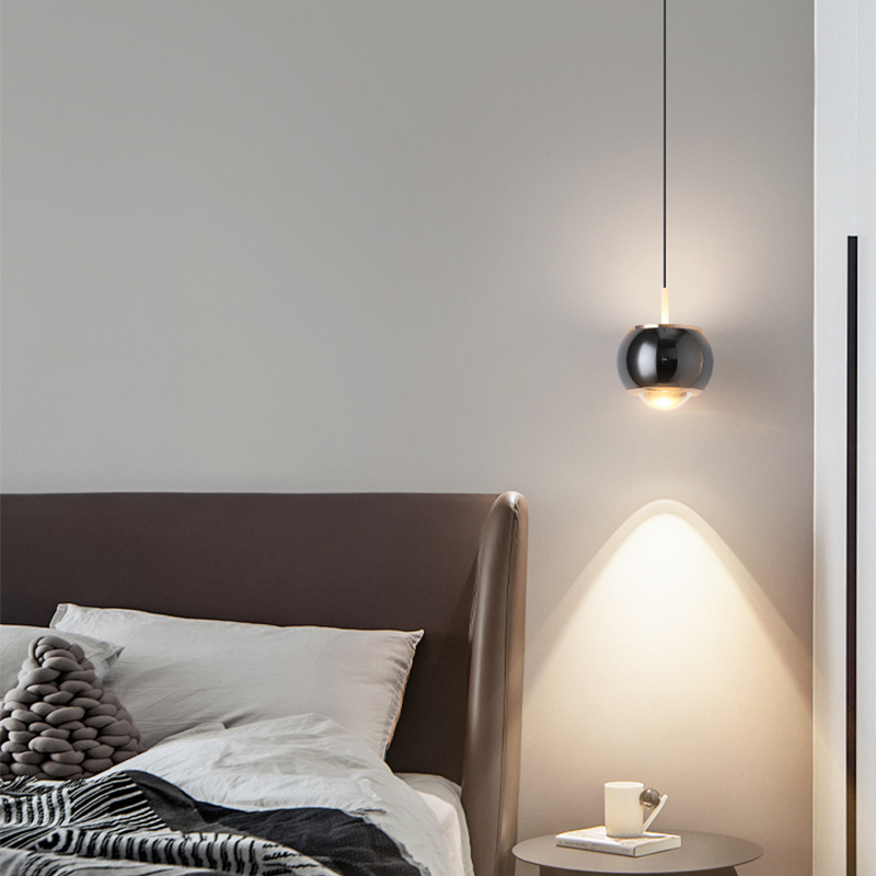 Nordic Minimalist Bedside Pendant Light with Adjustable Height, Trendy Bedroom Pendant Light, Living Room Background Wall Touch-Controlled Creative Light Nordic Minimalist Bedside Pendant Light with Adjustable Height, Trendy Bedroom Pendant Light, Living Room Background Wall Touch-Controlled Creative Light