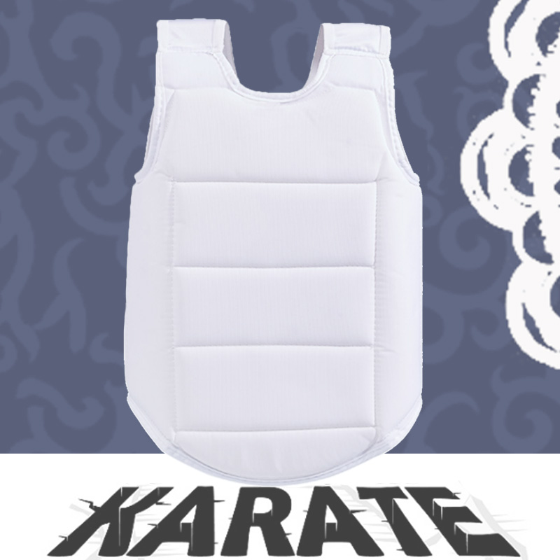 Karate guard chest Child Adult male and female training Oxford cloth protective clothing Protective Body Breathable Protective Clothing-Taobao