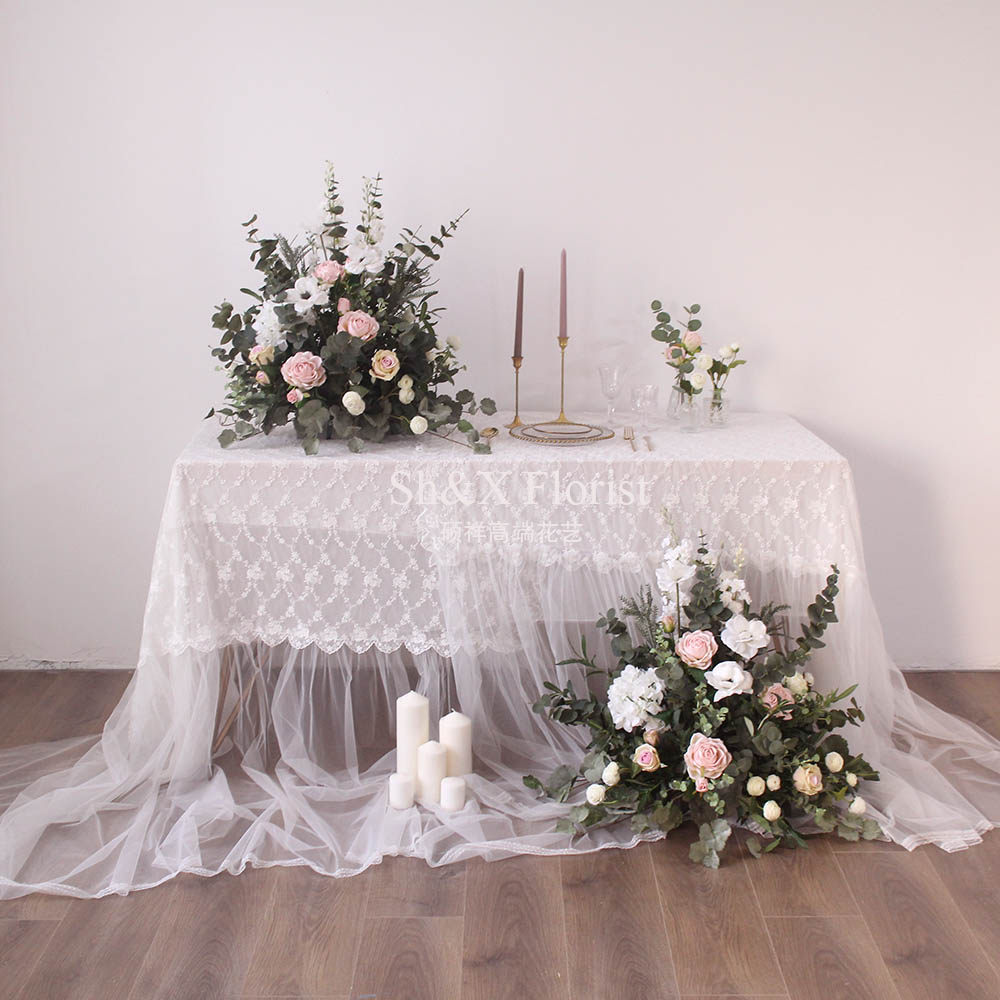 Simulation flower roses fake flower wedding decoration flower road lead flower background board decoration home accessories photography photography flower art