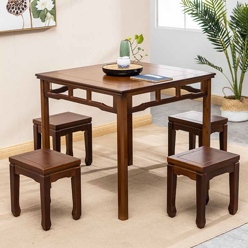 New Chinese Quartet Table Simple Antique Desk Household Rural Old-style Table Small Wood Table