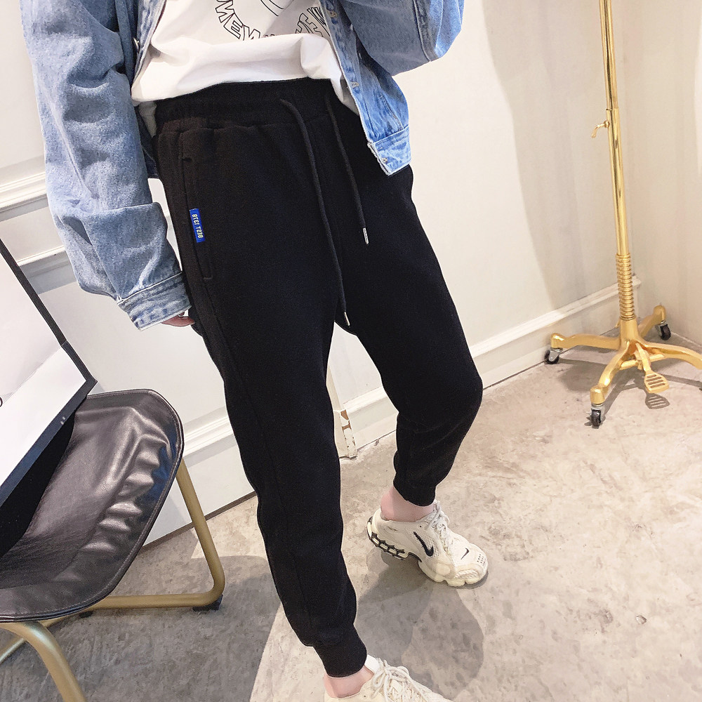 Women's sweatpants 2022 new spring new women's Korean version of the trendy fashion high waist slim casual sports pants women loose feet