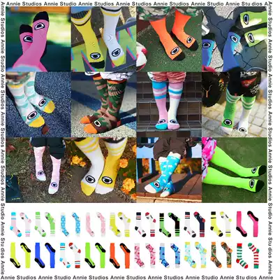 ANNIE STUDIO Korean ski socks single and double board men's and women's warm socks