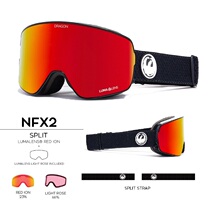 2021DRAGON Korean ski glasses Single double board Double lenses Asia Anti Fog Cylinders NFX2 Red Black Snow Mirror