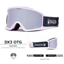 2021DRAGON Korean ski glasses Single double board Double lenses Asia Anti Fog Cylinders DX3 Silver Snowglasses