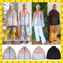 2122BSRABBIT Korean ski suit Single double board male and female waterproof wind warm rocking grain suede thickened cardiovert blouse