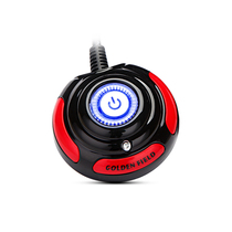 Jinhetian 0837 desktop switch button Internet cafe Internet cafe desktop host power start restart key 1 6 meters