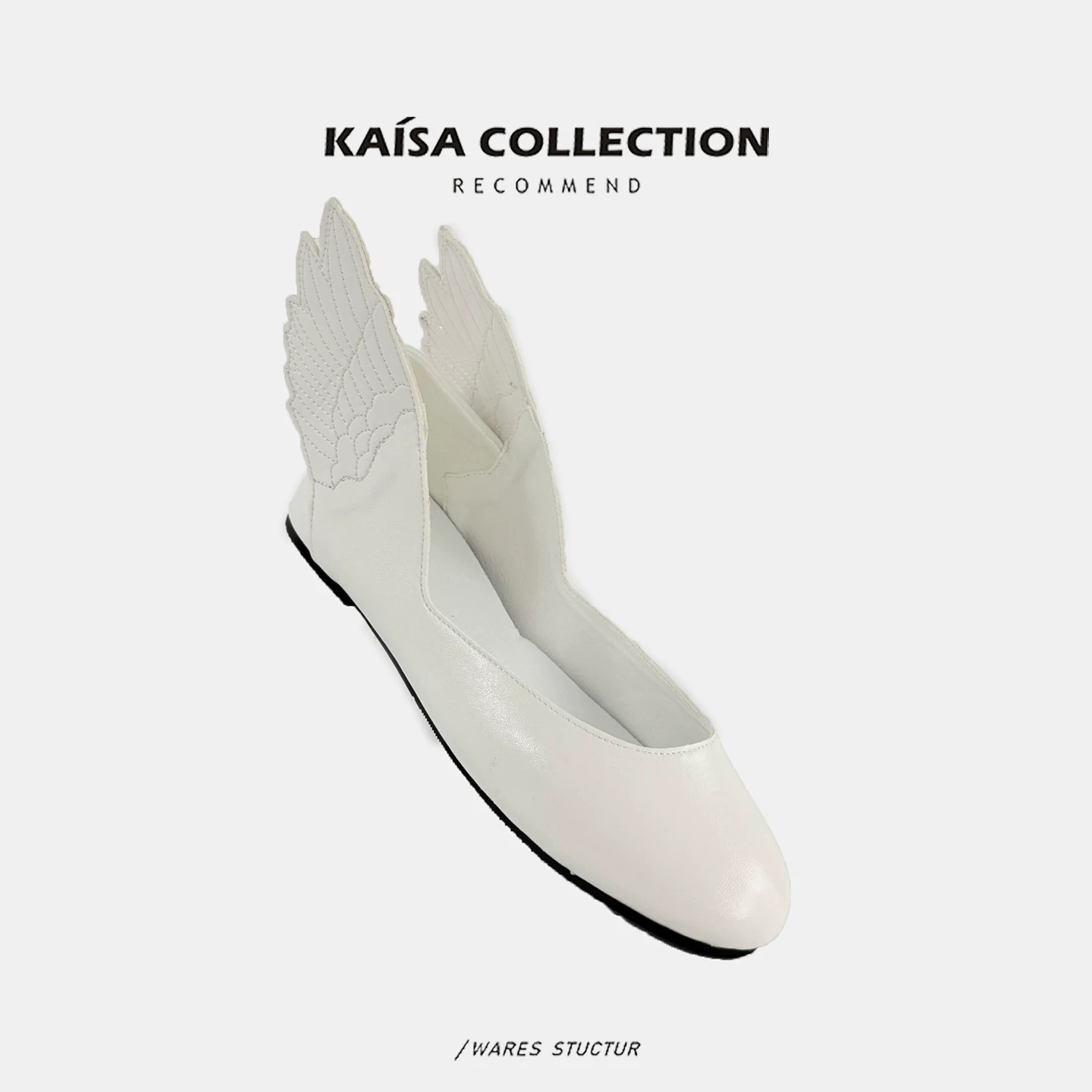 Сладкий Wing дизайн Mary Jane туфли для женщин, белая плоская подошва, женственные и универсальные, мягкие и неглубокие туфли