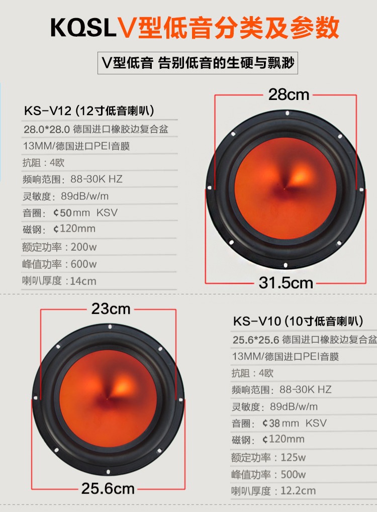 Chuyển đổi âm thanh xe hơi công suất cao đặc biệt 6,5 inch 8 inch 10 inch loa trầm loa trầm xe hơi - Âm thanh xe hơi / Xe điện tử loa sub jbl ô tô
