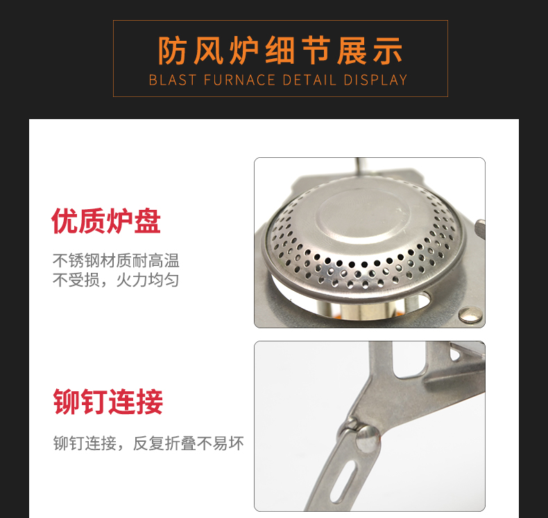 Bếp gas cầm tay ngoài trời chia nhỏ bếp gas dã ngoại - Bếp lò / bộ đồ ăn / đồ nướng dã ngoại bếp nướng du lịch dã ngoại