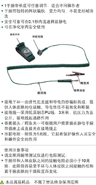 Công cụ sao sata dây đeo cổ tay chống tĩnh 03310 - Bảo vệ xây dựng mũ bảo hộ công nhân