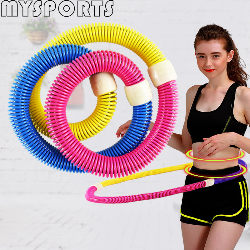 MYSPORTS spring hula hoop Female adult belly children weight fitness equipment Home fitness hula hoop