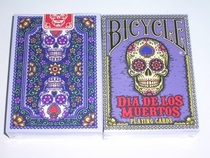 Bicycle Dia de Los Muertos Purple Bicycle playing card imported from the United States