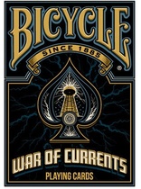 Bicycle war of currencies playing cards imported from the United States