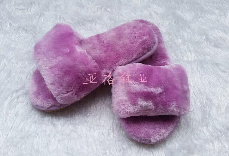 Pantoufles enfants en suède pour hiver - semelle caoutchouc - Ref 1017710 Image 25