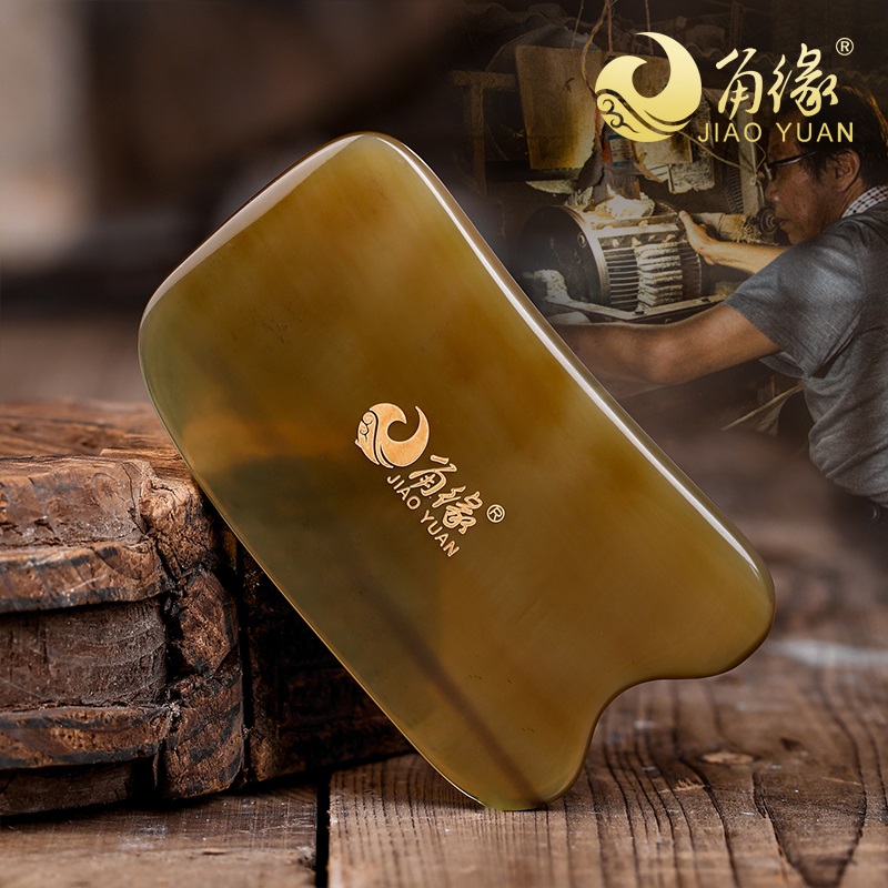 Corner edge White water horn scraper Face Face meridian scraping back comb sheet Natural massage scraping body suitable