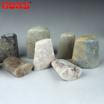 Jinshi Yingfang Changbai Stone with a single irregular idle seal material seal cutting practice Size Random