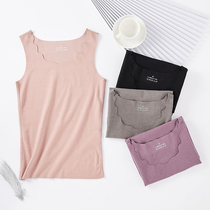 Duvet Vest Woman Autumn Winter Plus Suede Thickening without scar warm beating bottom waistcoat Tight Fit Body Spontaneous Hot Blouse