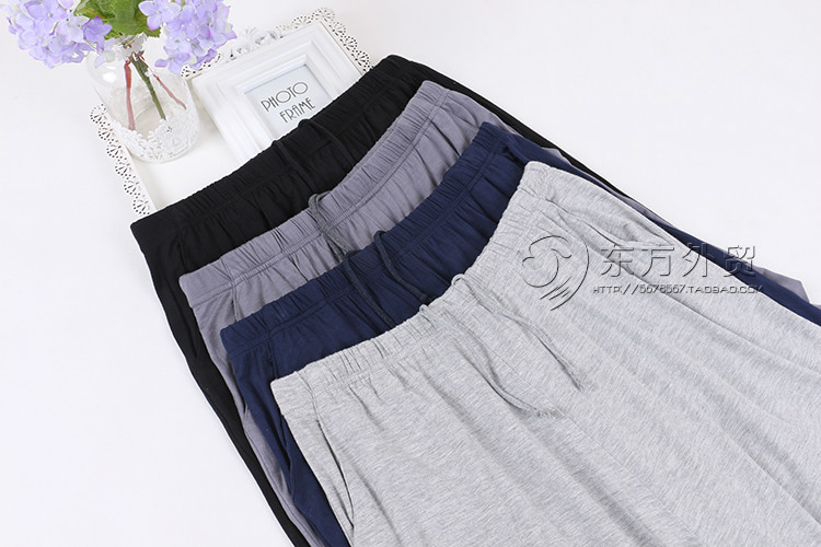 Của nam giới mùa hè quần short nhà ngủ quần phương thức lỏng mỏng cộng với chất béo kích thước lớn cotton casual bãi biển năm điểm quần bộ mặc nhà đẹp