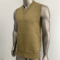 1981 78-style grass green velvet vest 65 velvet vest warm and cold-proof anti-static khaki velvet shirt