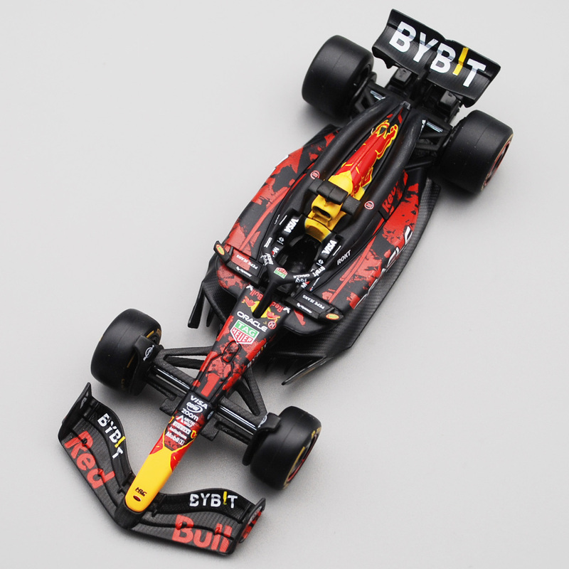 1:43 Scale Replica F1 Racing Car Model Red Bull Rb20 British Grand Prix Verstappen #1 2024