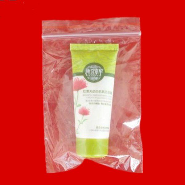 9*13cm self-sealing bag 5 wire sealing bag PE sealing bag plastic packaging bag transparent plastic bag sealing bag