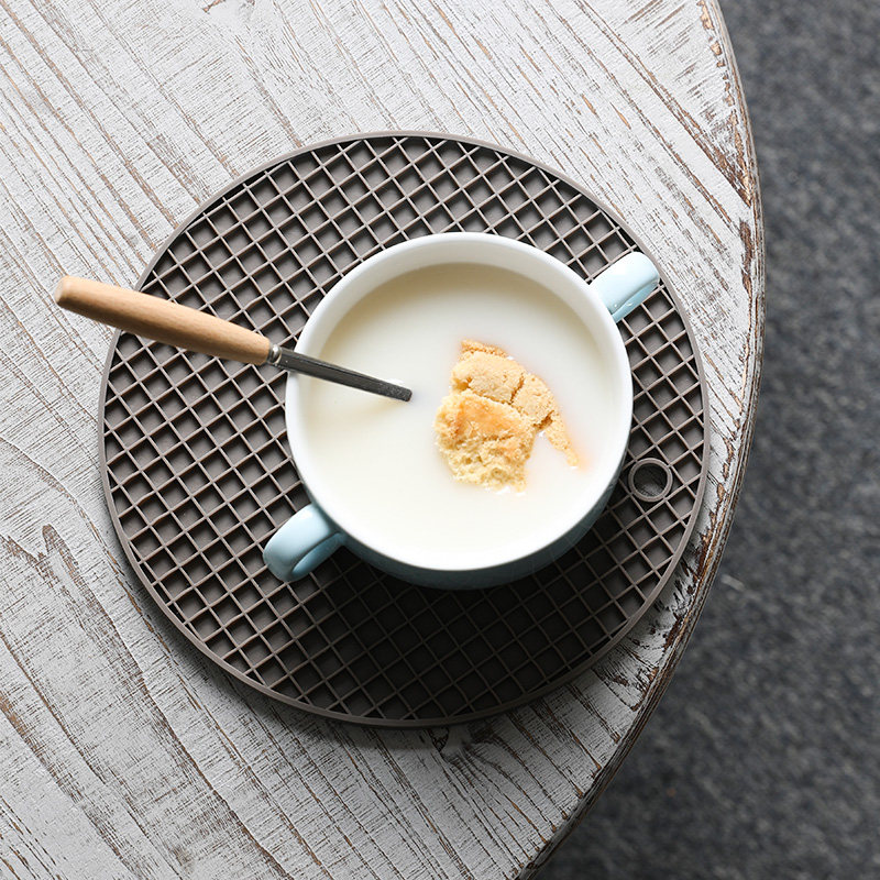 Silicone glitter cushion heat insulation cushion table cushion anti-burn dining cushion Home High temperature resistant oil-proof cushion pot cushion