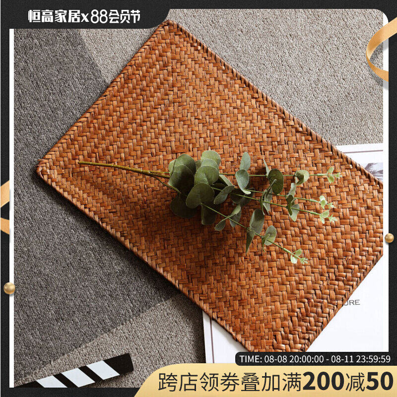 Hand knitting of hauka cushion cushion cushion with simple tea seat for meal table insulation mat