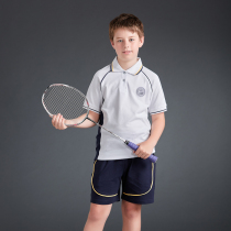 Shenzhen Mingde School uniform Middle School mens and womens summer sports clothes Short-sleeved T-shirt sports shorts Zongyue school uniform