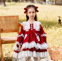 Childrens autumn dress girls lolita lolita princess dress baby lolita skirt Barbie skirt