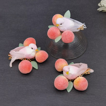 Childrens antique Chinese style hair accessories little girl Tang costume hair hairclip cute bird retro decorative accessories