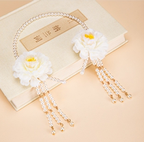 Princess hair jewelry headgear Girl clip girl girl good-looking big flower bone headgear