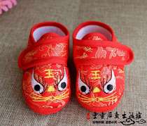 Satin cloth bottom baby shoes Baby shoes Tang dress baby shoes Wedding shoes melaleuca bottom square shoes