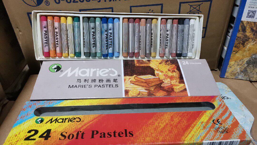 Marley 322A powder brush set fifty-color powder brush set Marley old powder brush chalk