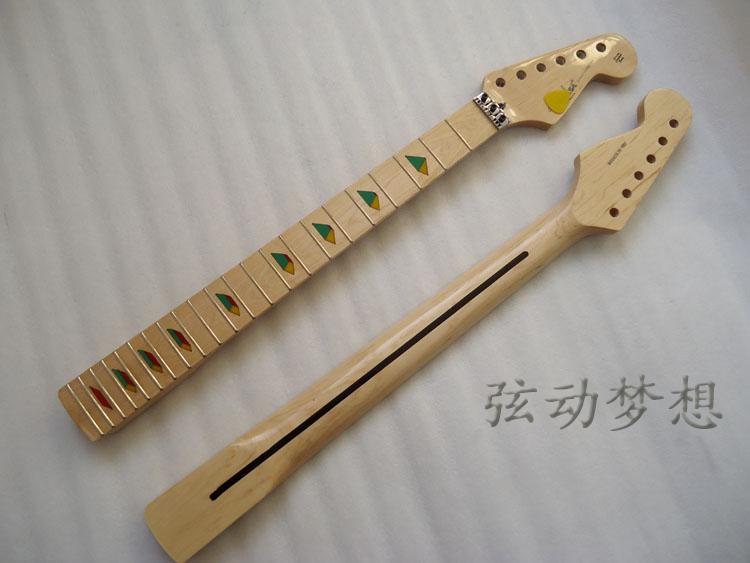 Electric guitar double rocking harmonica neck handle Pyramid inlaid 21 pint 22 pint FDIY electric guitar neck accessories