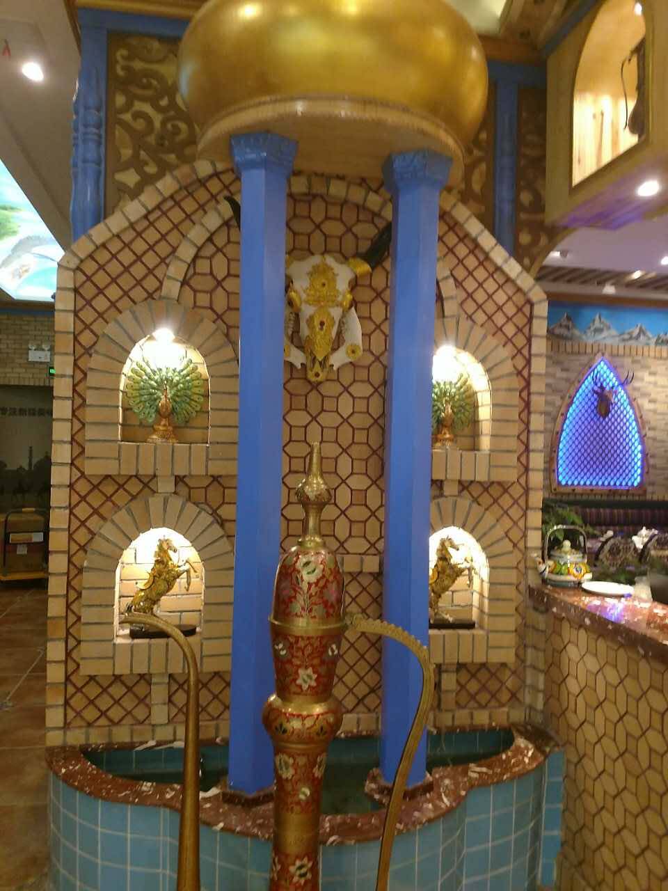 Decorative Refractory Brick Western Style Hotel Decorated Wall Columns