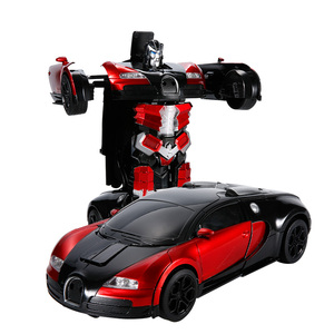 儿童感应遥控变形汽车金刚机器人