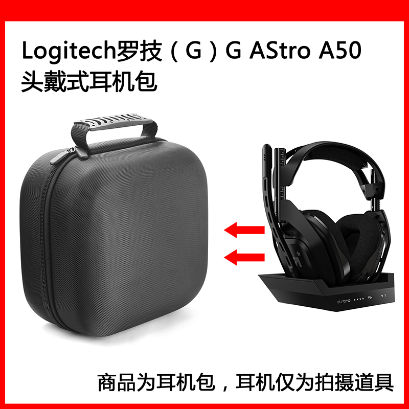 Suitable for Logitech (G)G AStro A50 gaming headset bag protection bag storage box hard shell