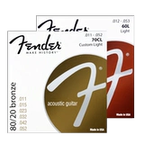 Fender Fenda 60L Струны народной гитары 70cl Phosphorus Phosphorus, бронзовый оригинальный звук деревянные струны 011 012 Набор подлинных